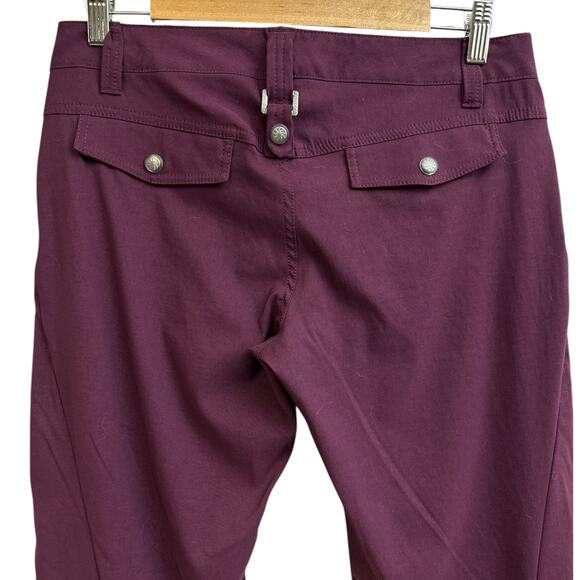 Athleta Deep Purple Dipper Low Rise Outdoor Hiking Cargo Pants Size 4 - Picture 5 of 10